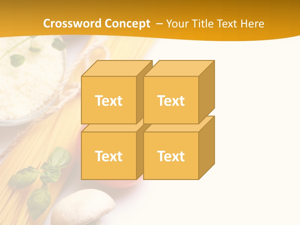 Wheat Restaurant Object PowerPoint Template