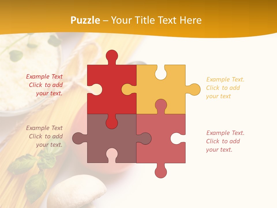 Wheat Restaurant Object PowerPoint Template