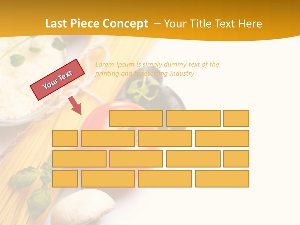 Wheat Restaurant Object PowerPoint Template