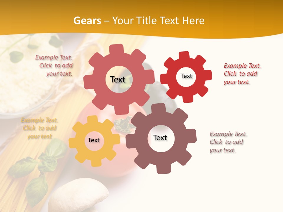 Wheat Restaurant Object PowerPoint Template