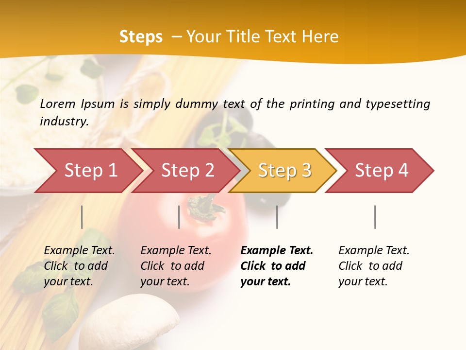 Wheat Restaurant Object PowerPoint Template