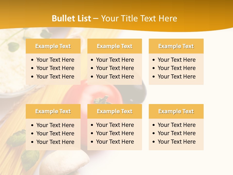 Wheat Restaurant Object PowerPoint Template