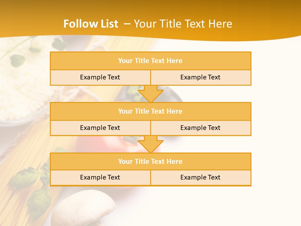 Wheat Restaurant Object PowerPoint Template