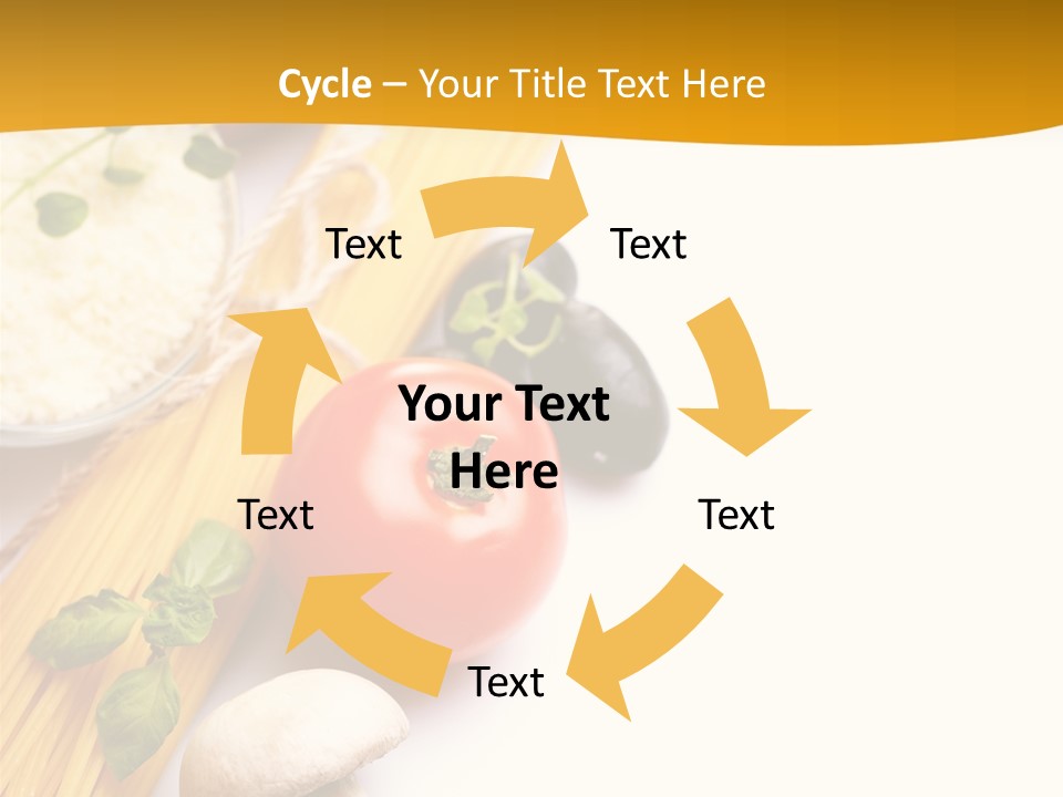 Wheat Restaurant Object PowerPoint Template