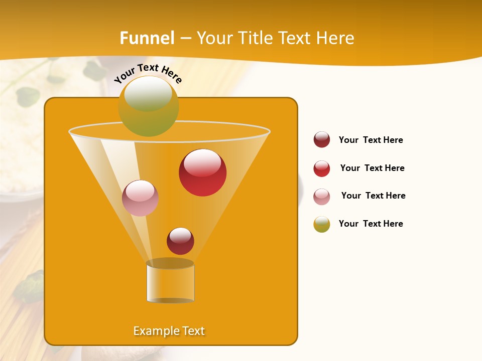 Wheat Restaurant Object PowerPoint Template