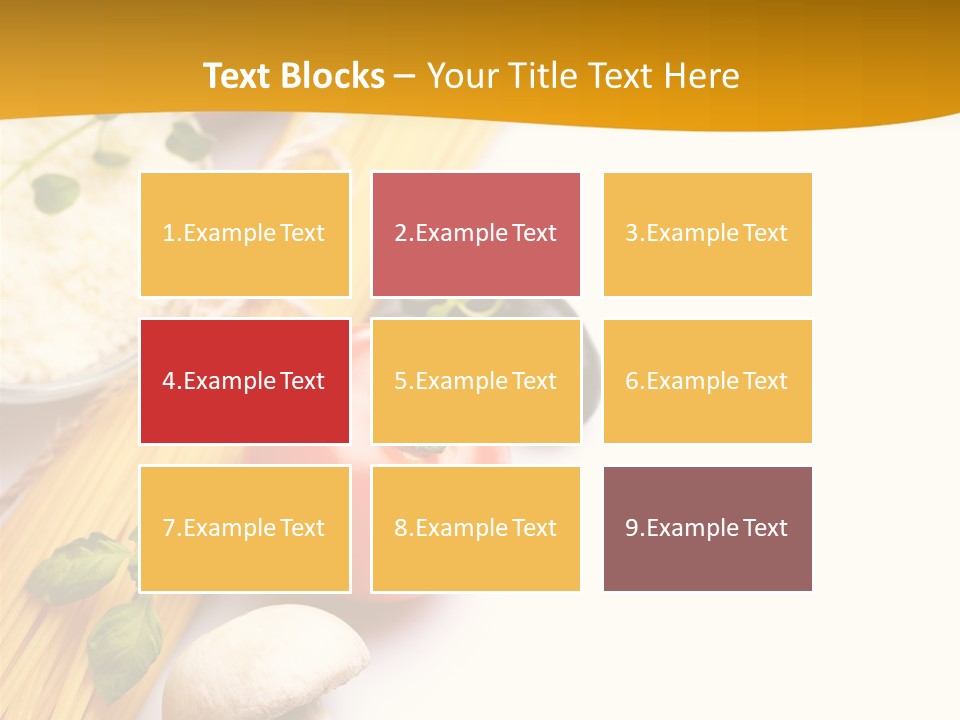 Wheat Restaurant Object PowerPoint Template