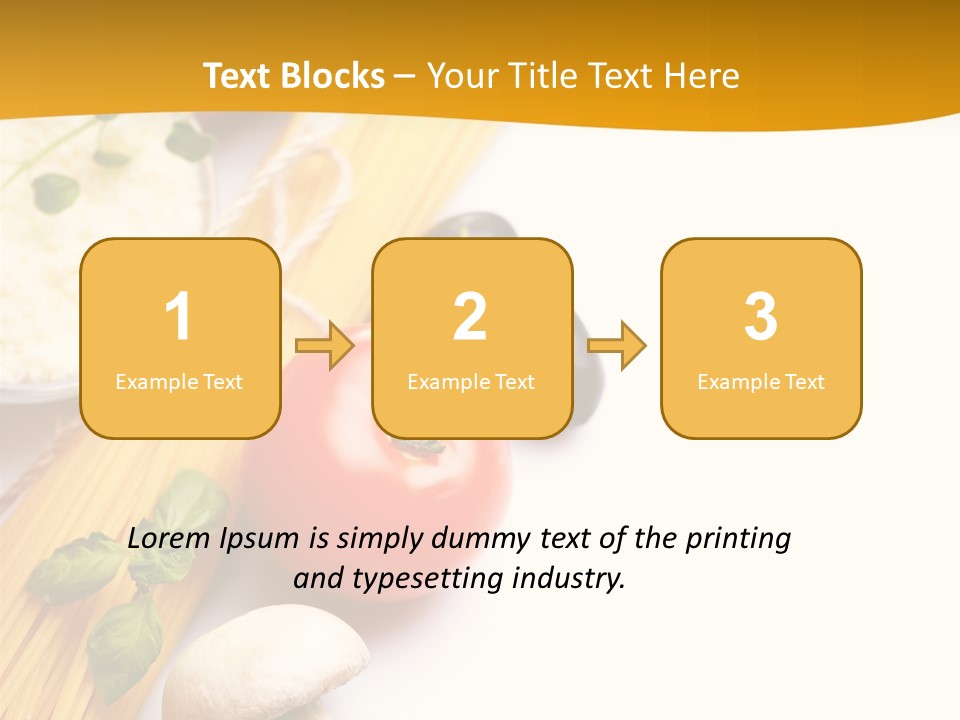 Wheat Restaurant Object PowerPoint Template