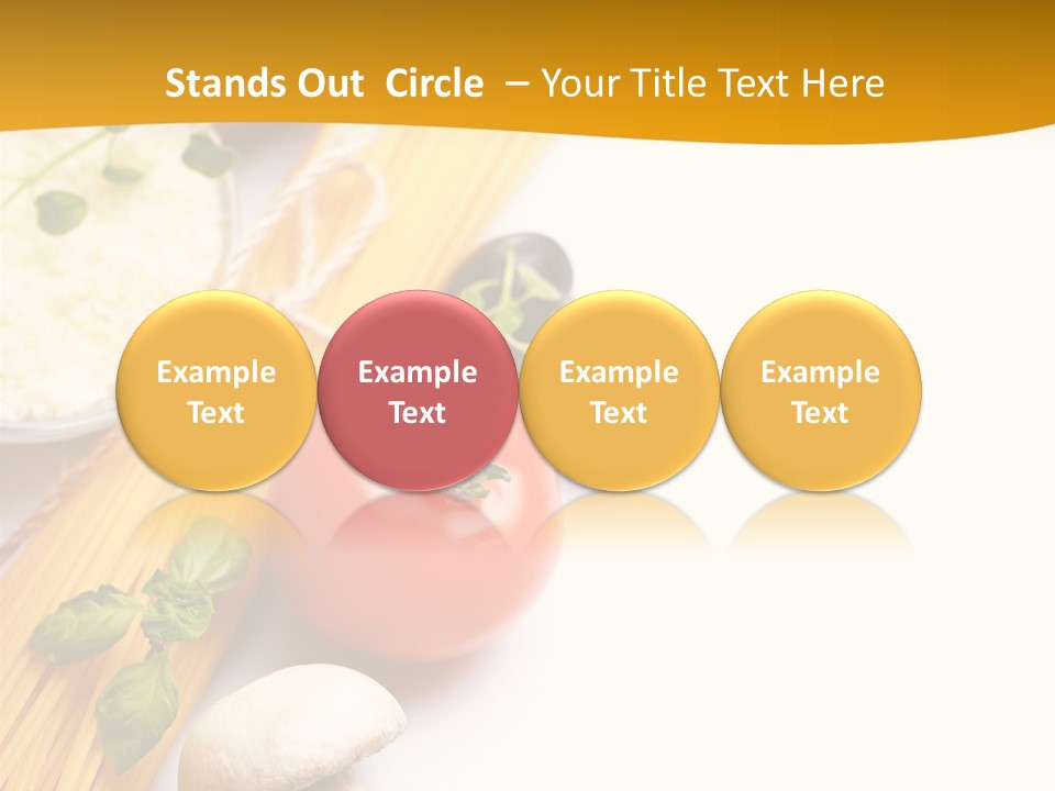 Wheat Restaurant Object PowerPoint Template