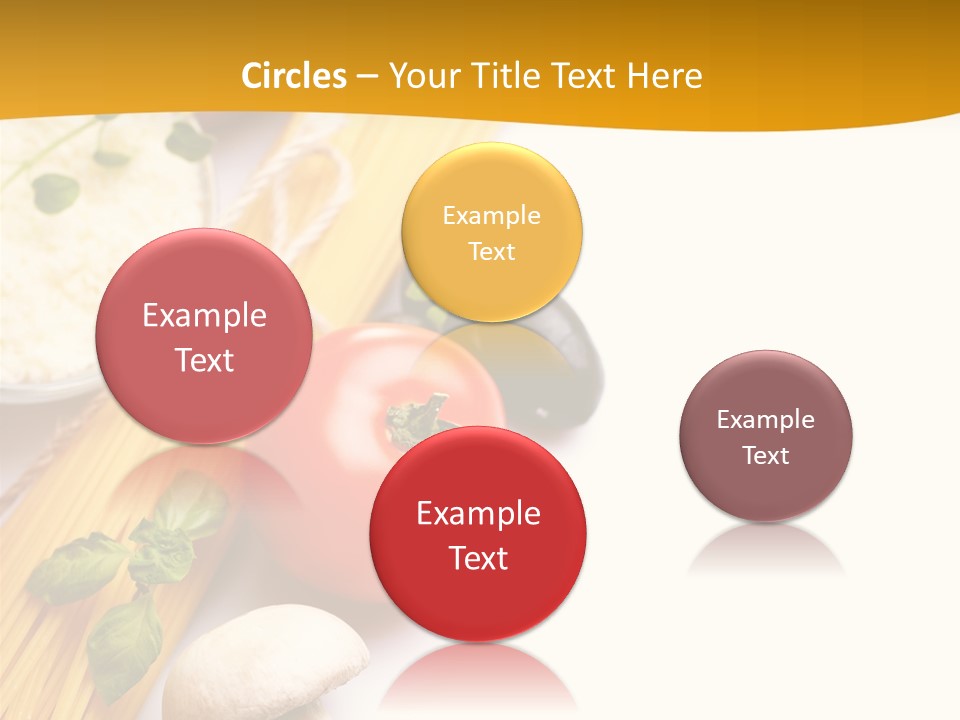 Wheat Restaurant Object PowerPoint Template