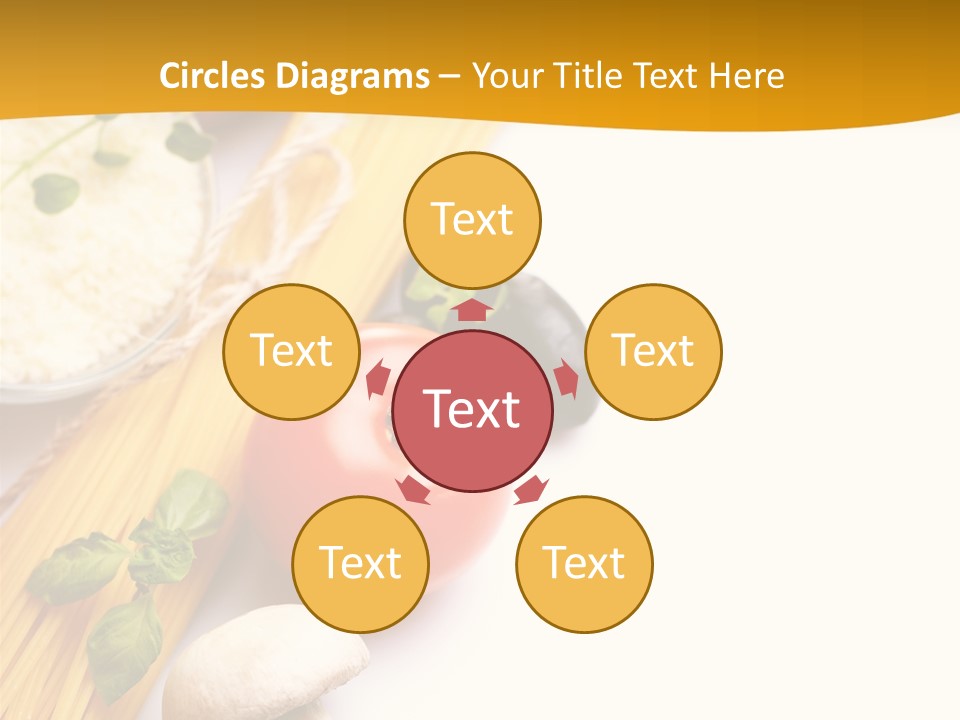 Wheat Restaurant Object PowerPoint Template