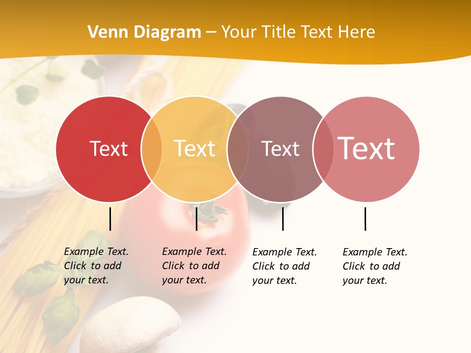Wheat Restaurant Object PowerPoint Template
