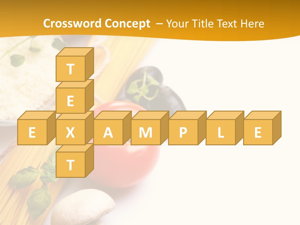 Wheat Restaurant Object PowerPoint Template