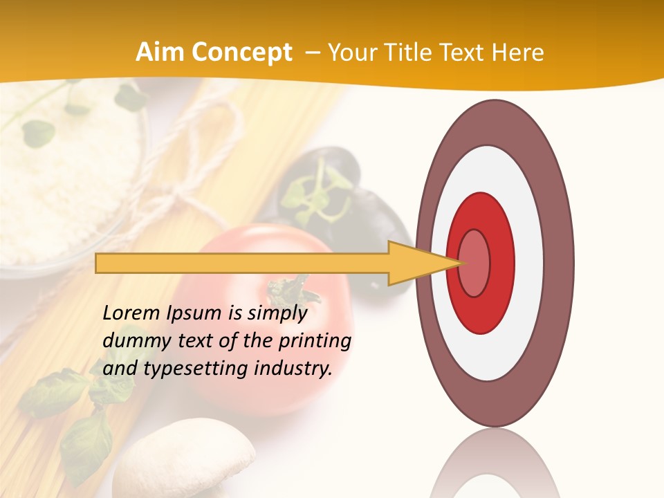 Wheat Restaurant Object PowerPoint Template