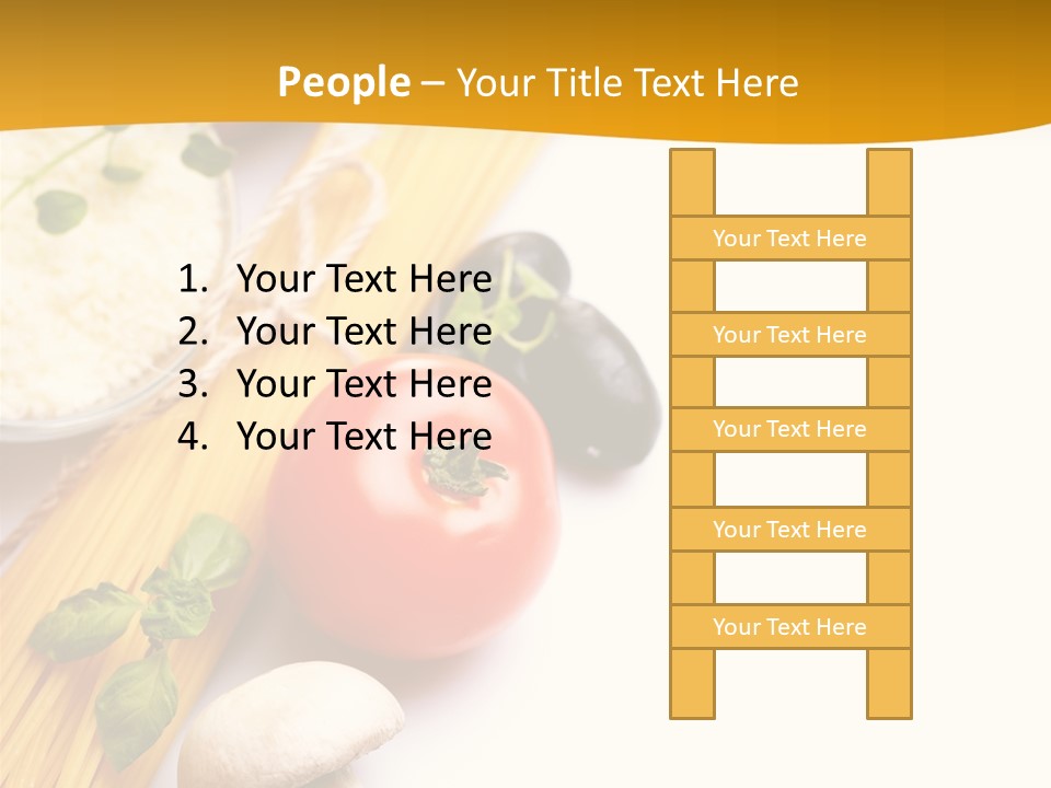 Wheat Restaurant Object PowerPoint Template