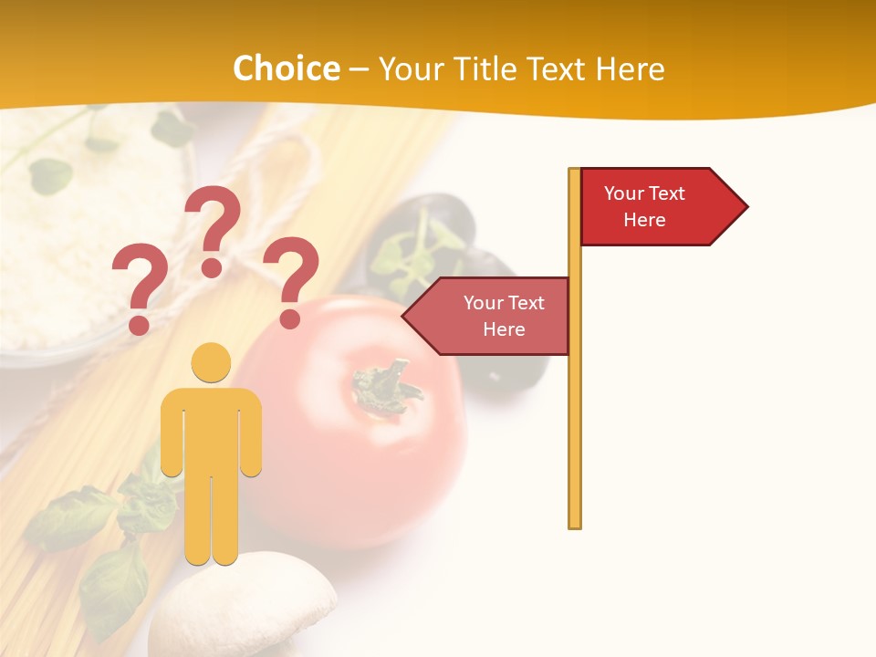 Wheat Restaurant Object PowerPoint Template