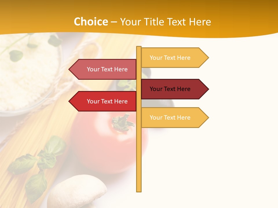 Wheat Restaurant Object PowerPoint Template