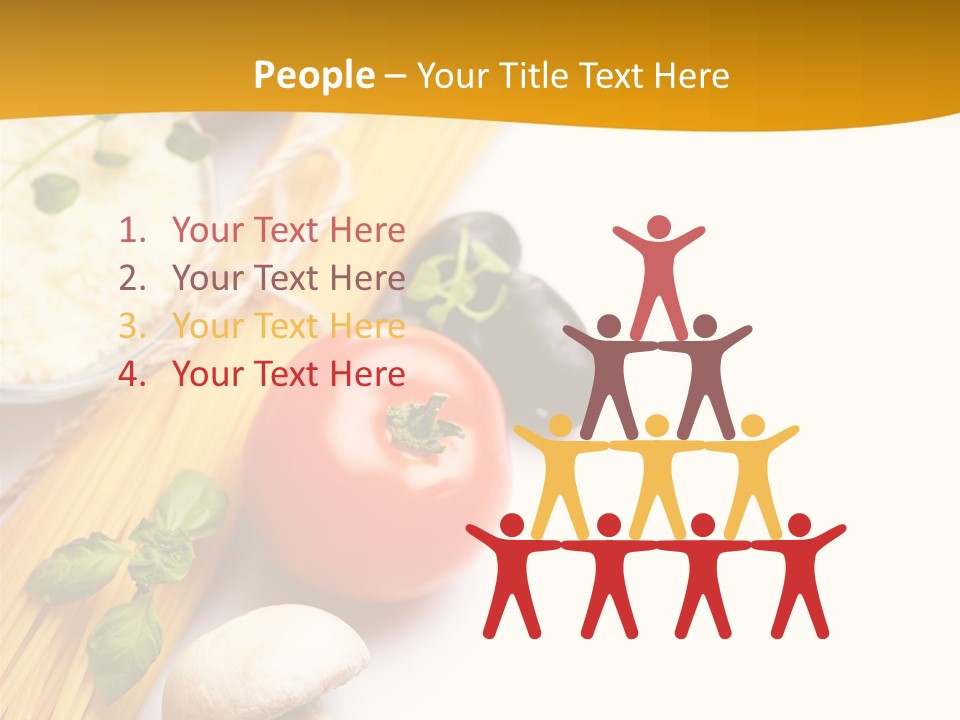 Wheat Restaurant Object PowerPoint Template