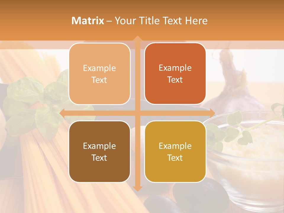 Background Spaghetti Health PowerPoint Template