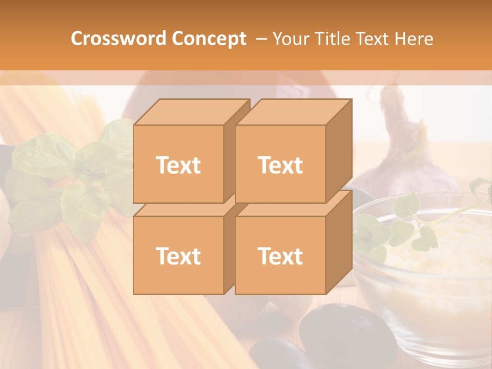 Background Spaghetti Health PowerPoint Template