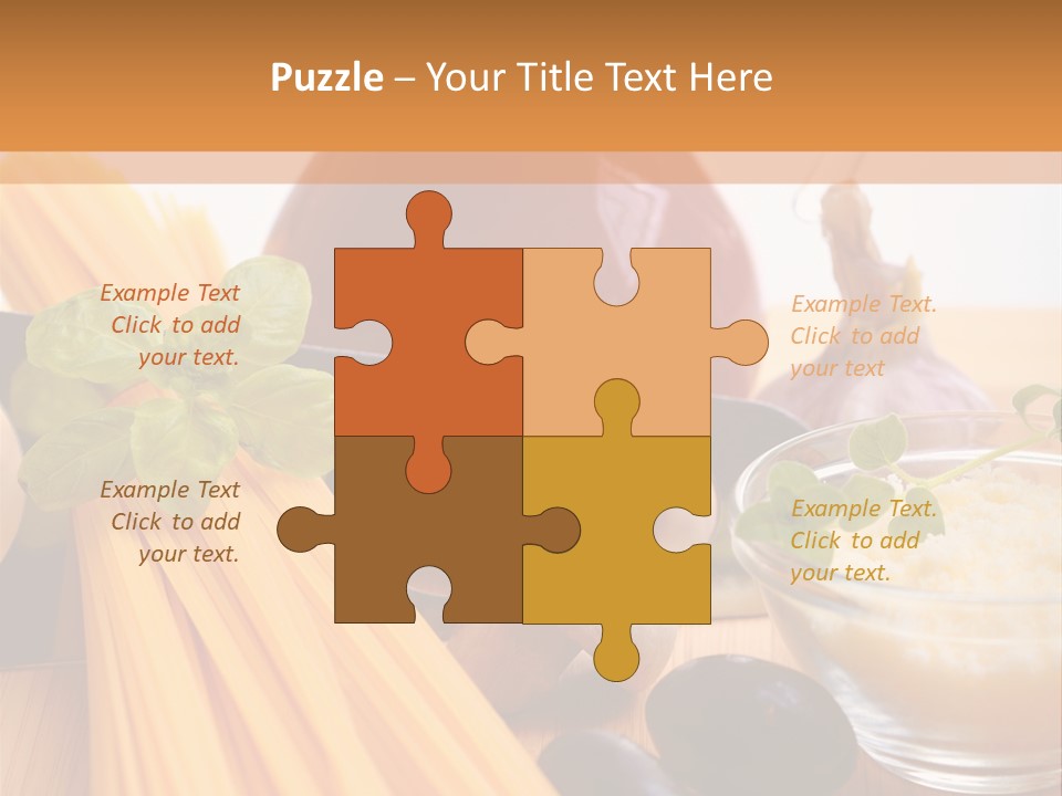 Background Spaghetti Health PowerPoint Template