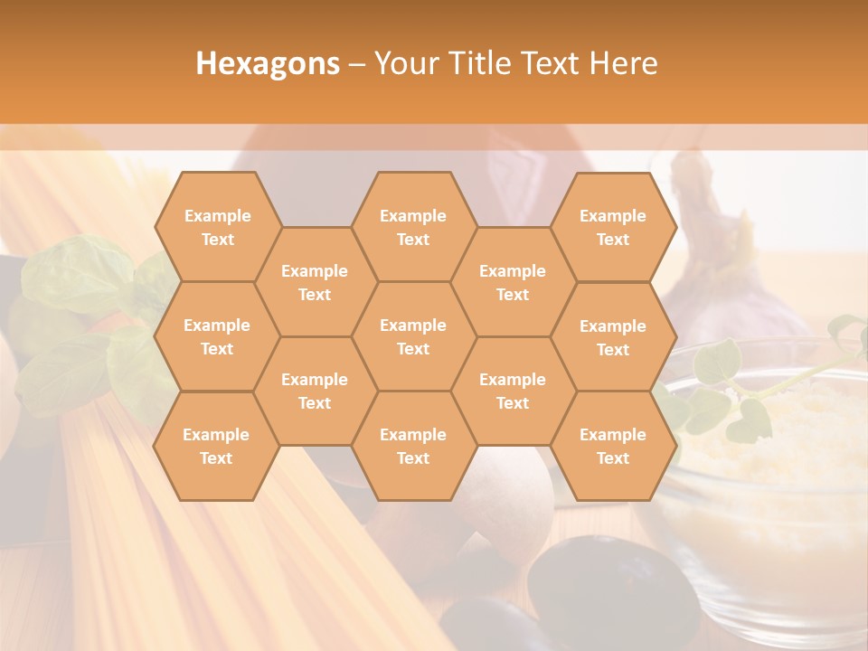 Background Spaghetti Health PowerPoint Template