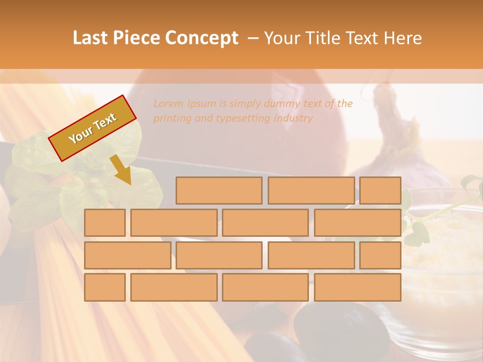 Background Spaghetti Health PowerPoint Template