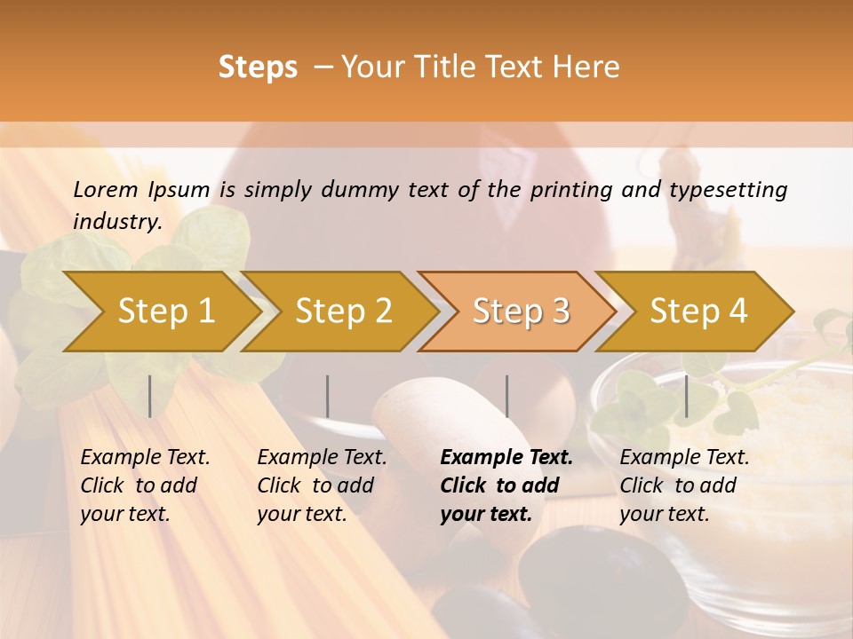 Background Spaghetti Health PowerPoint Template