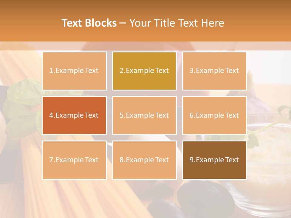 Background Spaghetti Health PowerPoint Template