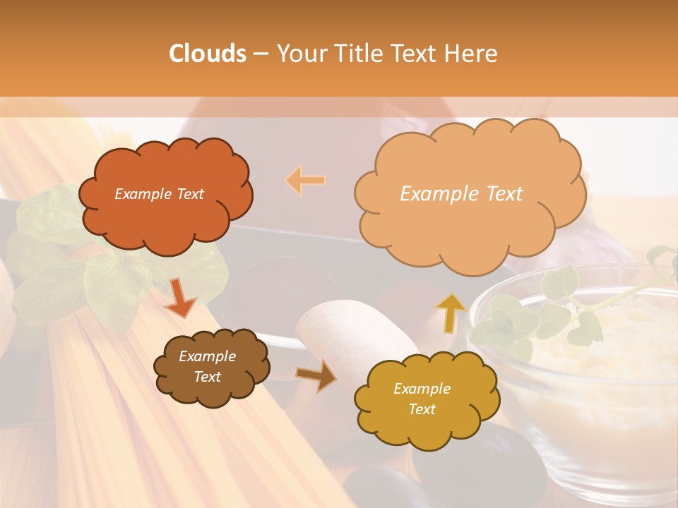 Background Spaghetti Health PowerPoint Template