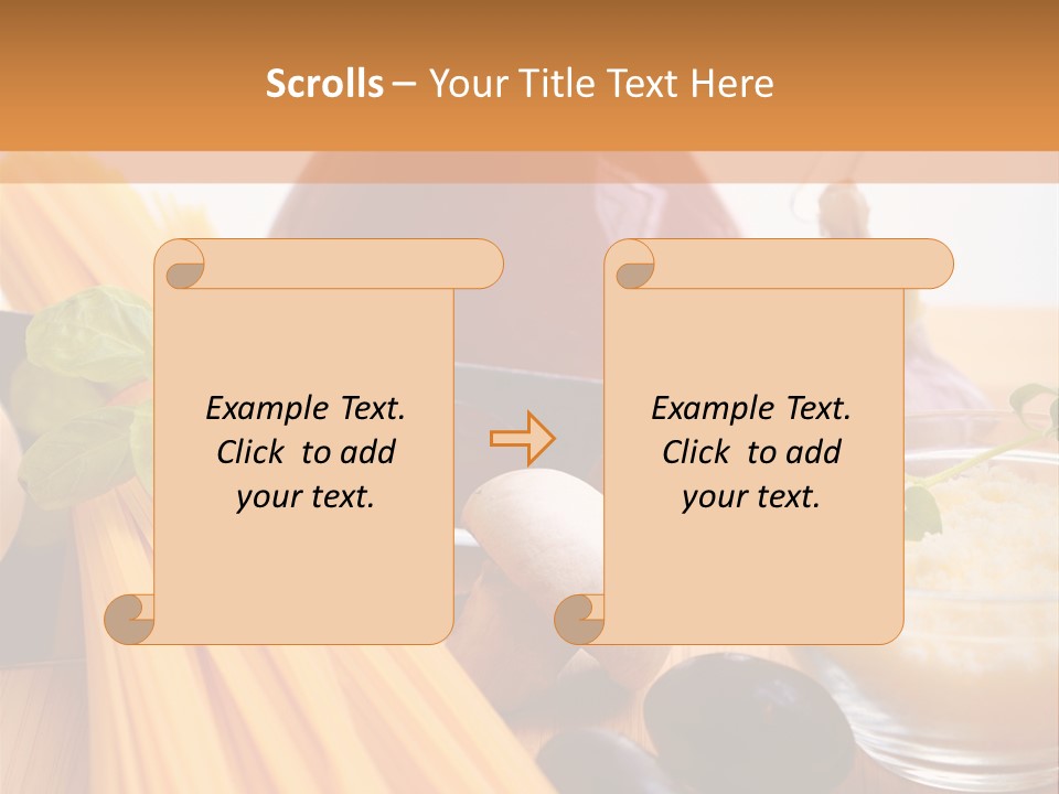 Background Spaghetti Health PowerPoint Template