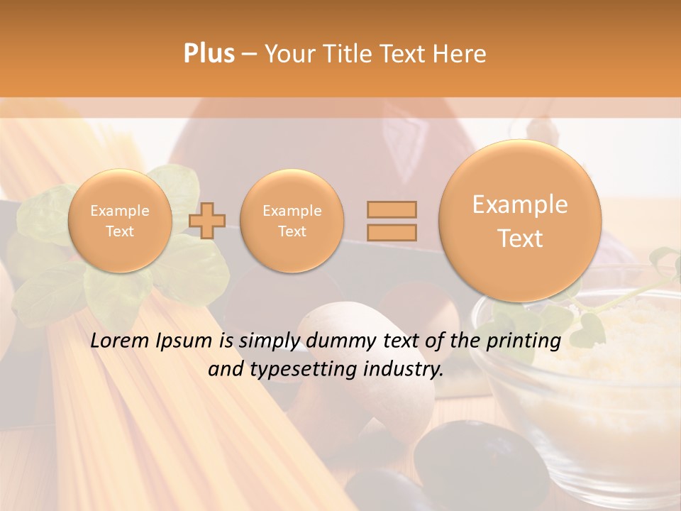Background Spaghetti Health PowerPoint Template