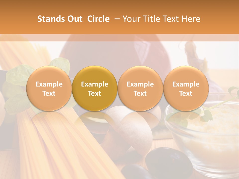 Background Spaghetti Health PowerPoint Template