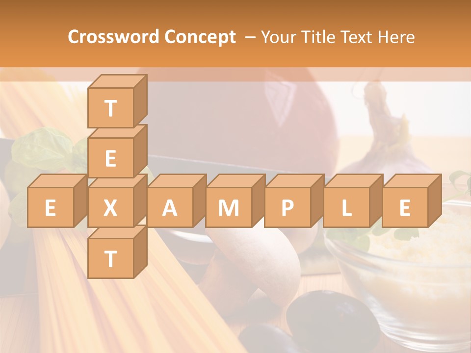 Background Spaghetti Health PowerPoint Template