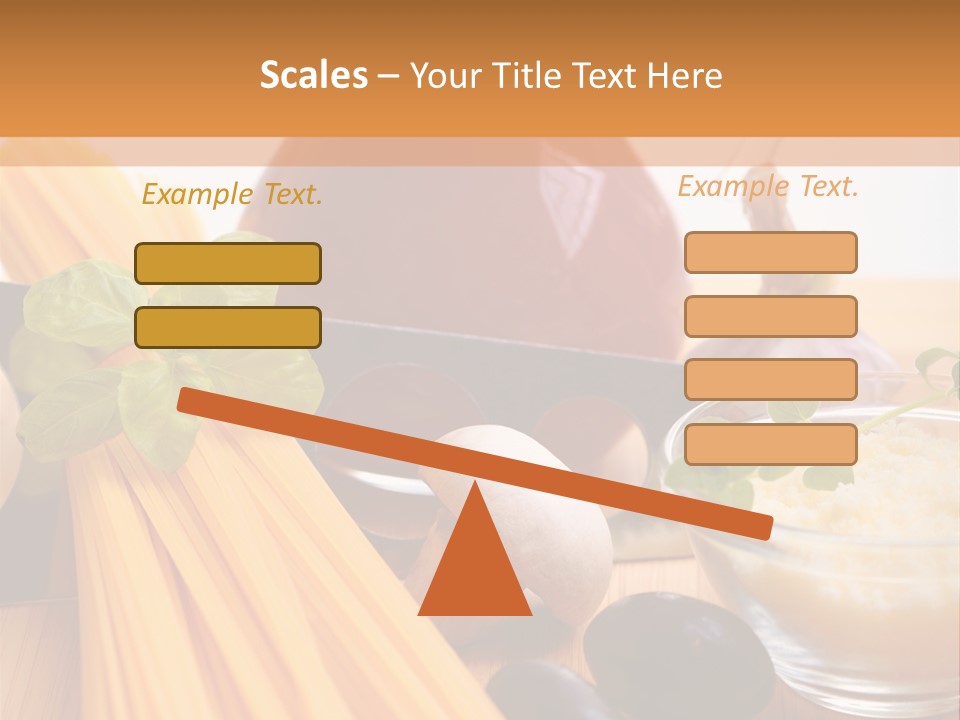 Background Spaghetti Health PowerPoint Template