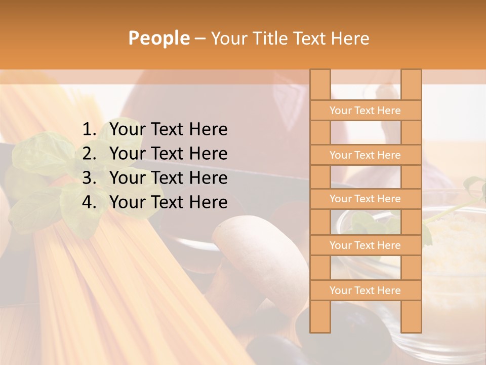 Background Spaghetti Health PowerPoint Template