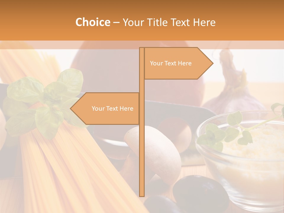 Background Spaghetti Health PowerPoint Template