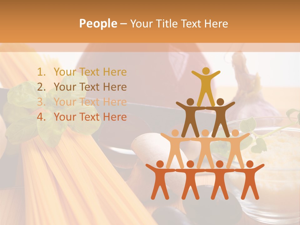 Background Spaghetti Health PowerPoint Template