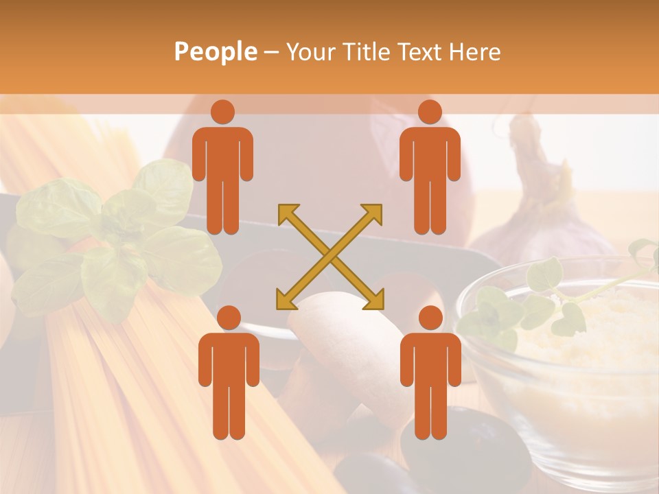 Background Spaghetti Health PowerPoint Template