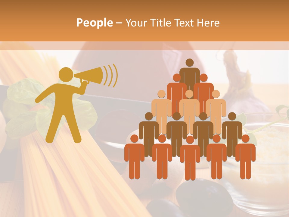 Background Spaghetti Health PowerPoint Template