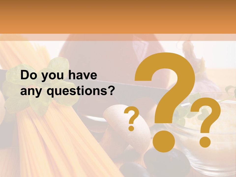 Background Spaghetti Health PowerPoint Template