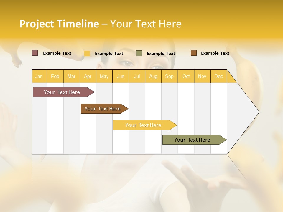 Nutrition Caucasian Banana PowerPoint Template