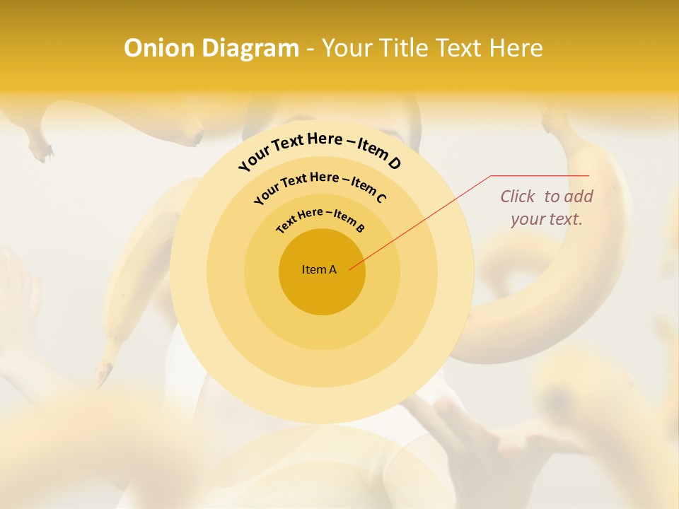 Nutrition Caucasian Banana PowerPoint Template