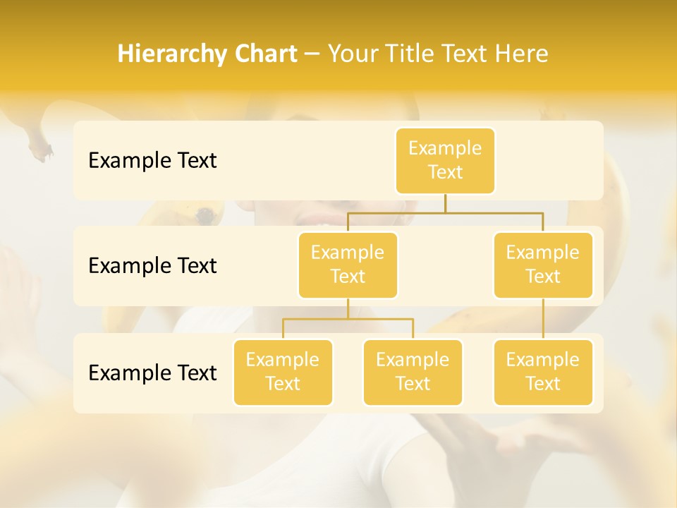 Nutrition Caucasian Banana PowerPoint Template