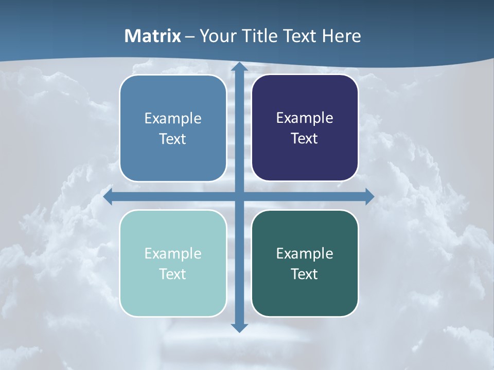 Rise Staircase Concept PowerPoint Template