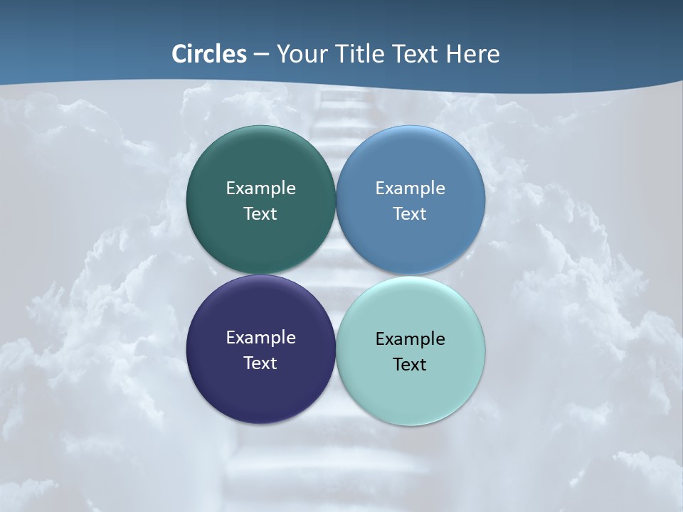 Rise Staircase Concept PowerPoint Template