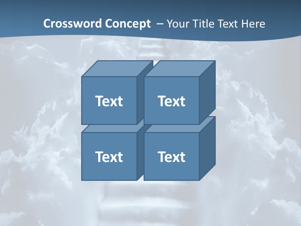 Rise Staircase Concept PowerPoint Template