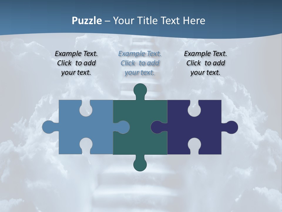 Rise Staircase Concept PowerPoint Template