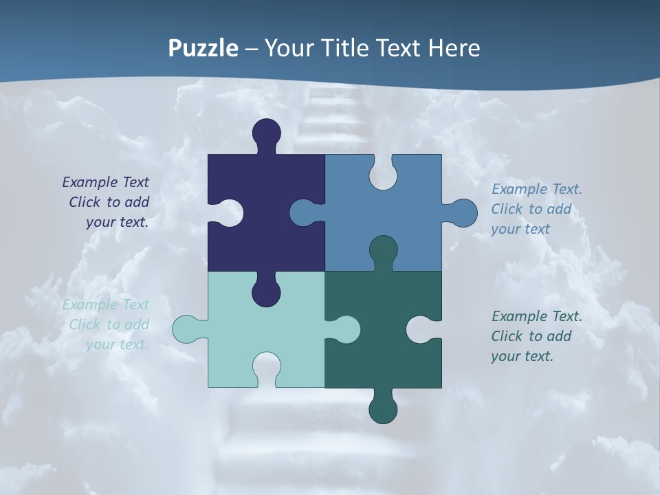 Rise Staircase Concept PowerPoint Template