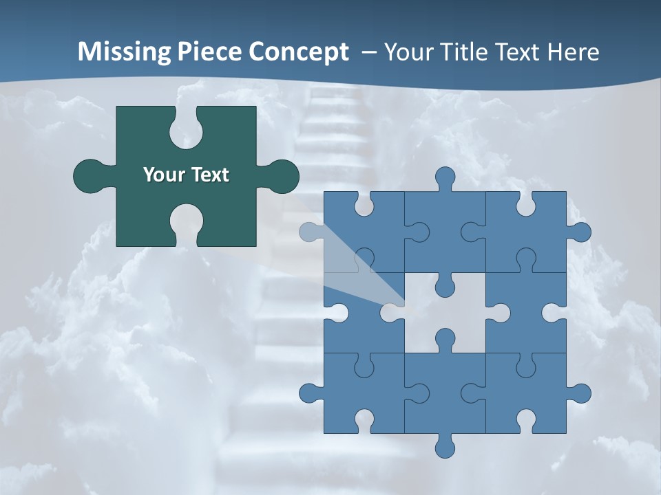 Rise Staircase Concept PowerPoint Template