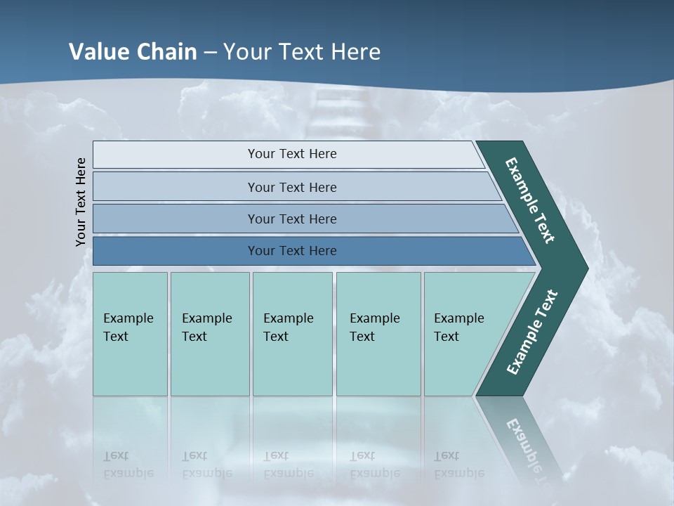 Rise Staircase Concept PowerPoint Template